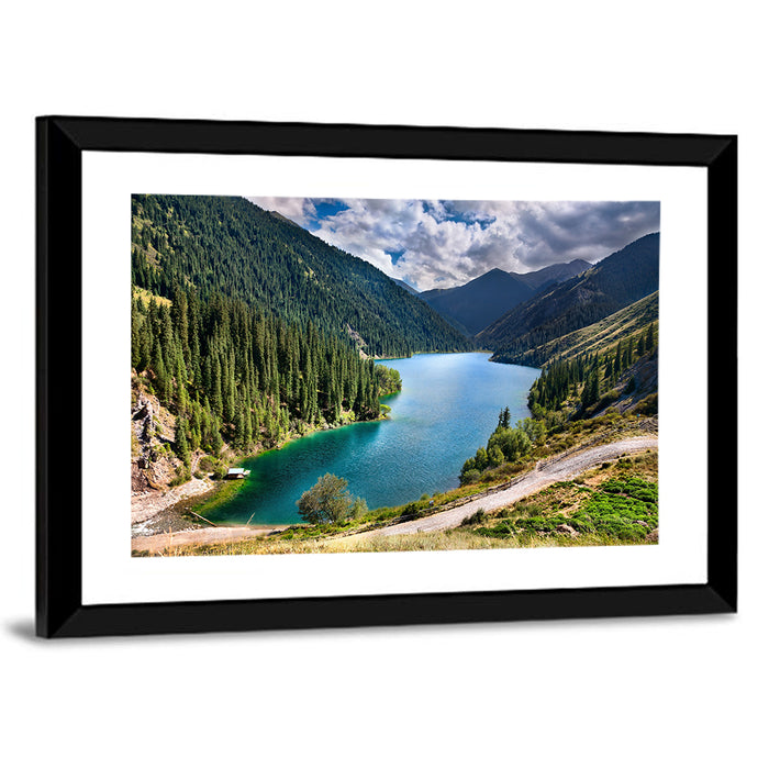Kolsai Lake, Kazakhstan Wall Art as a framed print