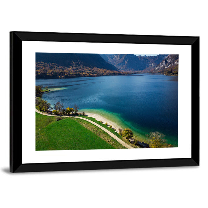 Bohinj Lake Shoreline Wall Art
