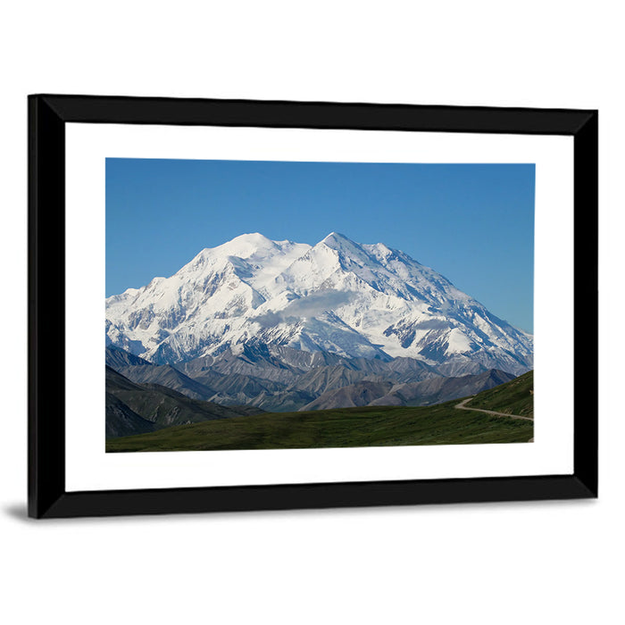 Mount Mckinley in Denali National Park Wall Art as a framed print