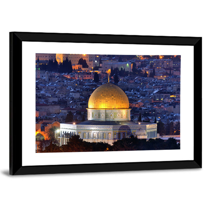 Golden Dome of the Rock, Jerusalem Wall Art