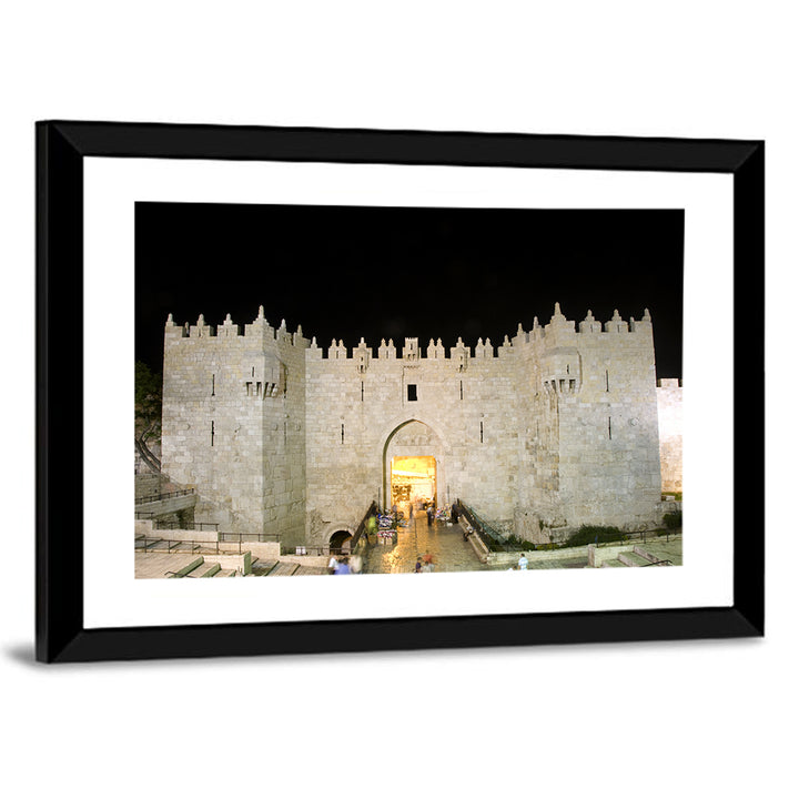 Damascus Gate at Night Wall Art