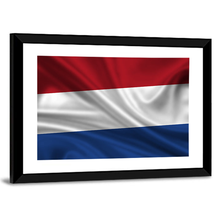 Dutch Tricolor Flag Wall Art