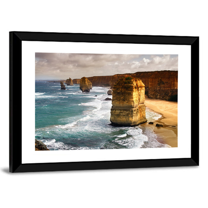 Twelve Apostles at Port Campbell Wall Art as a framed print