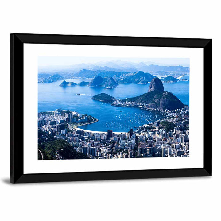 Sugarloaf Mountain and Botafogo Bay Wall Art