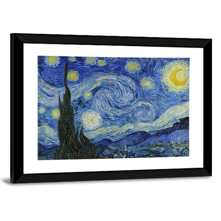 Starry Night Over Saint-rémy Wall Art