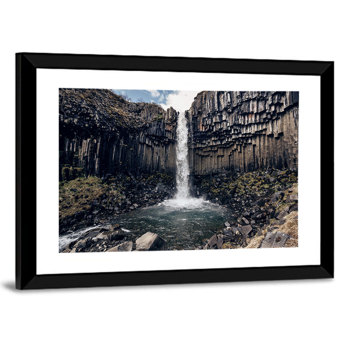 Svartifoss Basalt Waterfall Wall Art