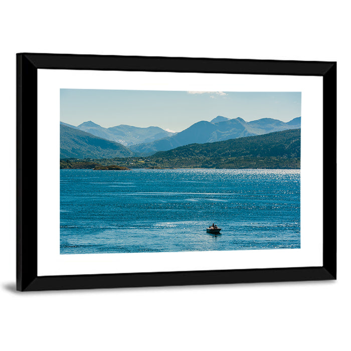Atlantic View in Norway Wall Art as a framed print