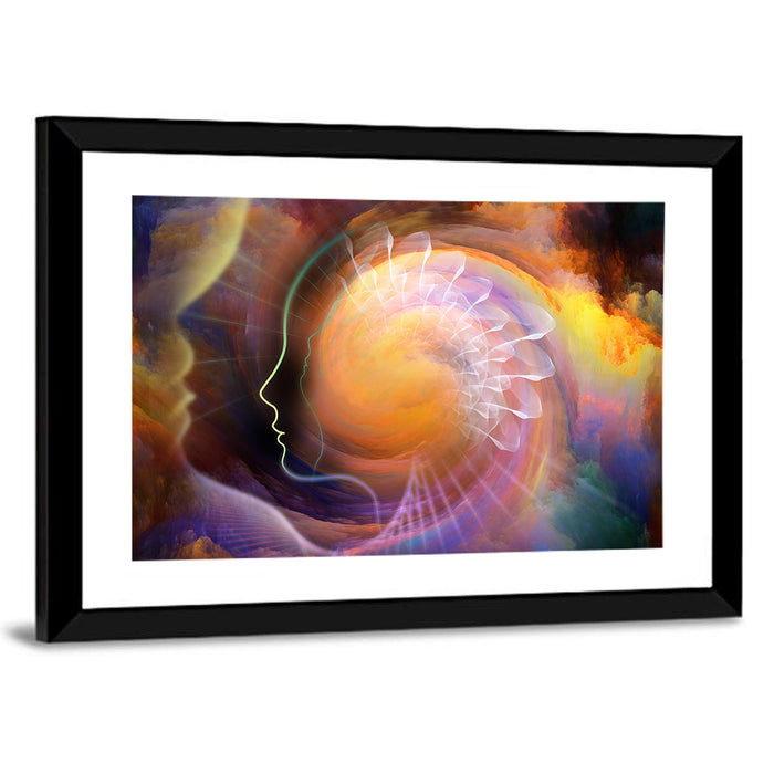 Realms of the Soul Nebula Wall Art as a framed print