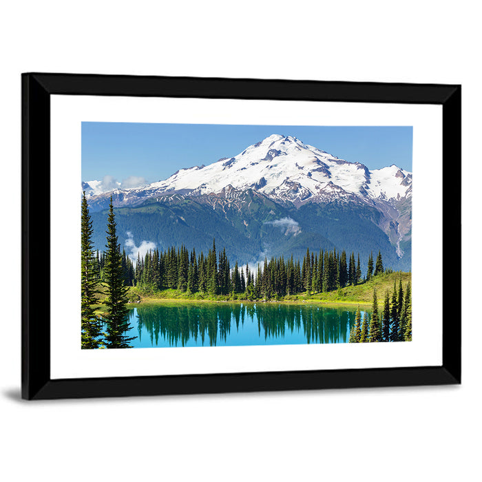 Snow-capped Glacier Peak, Washington Wall Art as a framed print