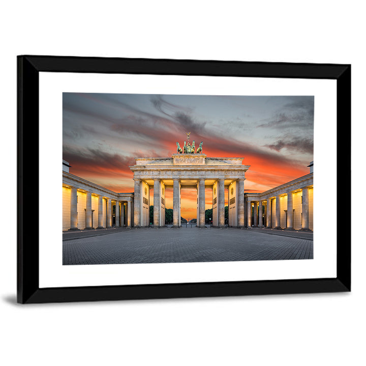 Brandenburg Gate at Dusk Wall Art