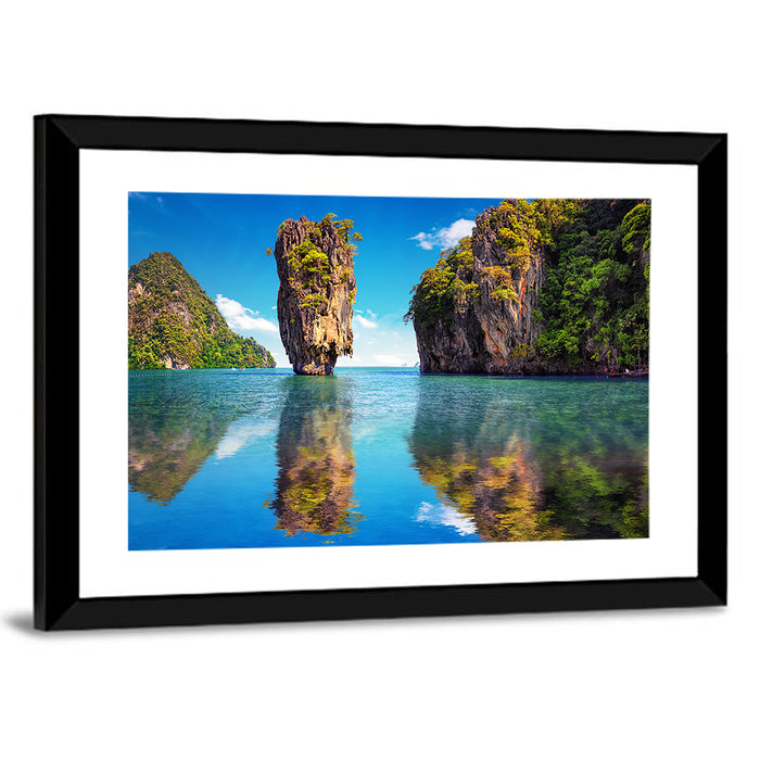 James Bond Island, Phang Nga Wall Art as a framed print