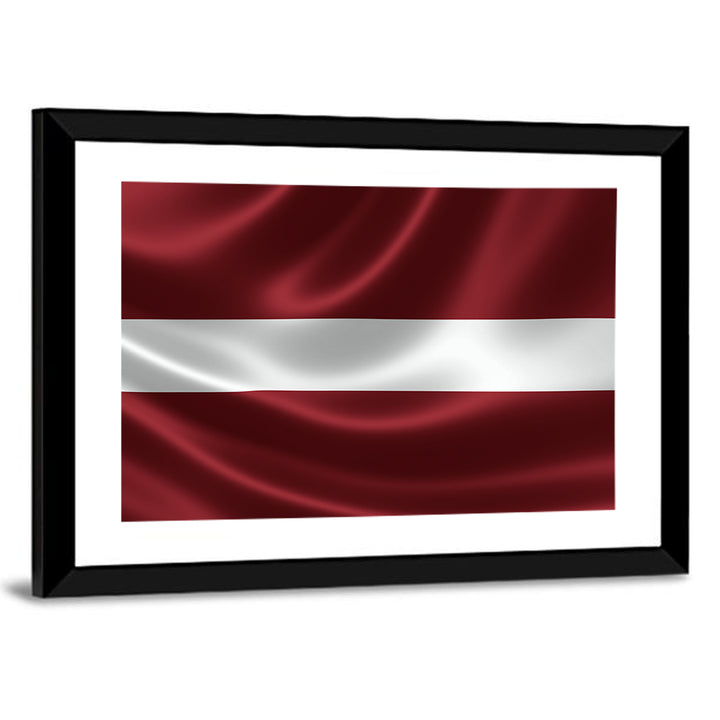 Flag of Latvia Wall Art