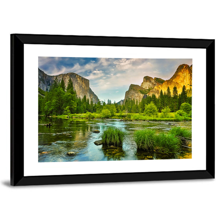 Merced River at Yosemite Valley Wall Art