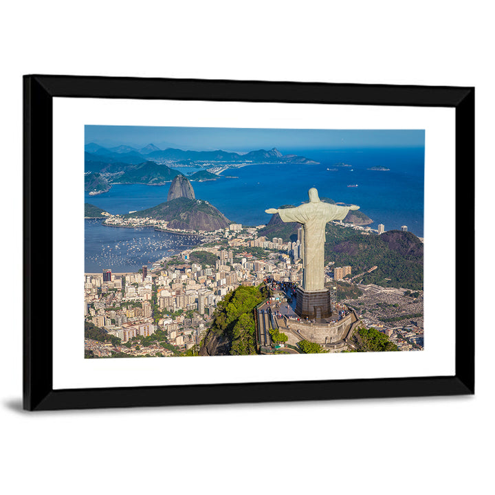 Botafogo Bay with Sugarloaf Mountain Wall Art