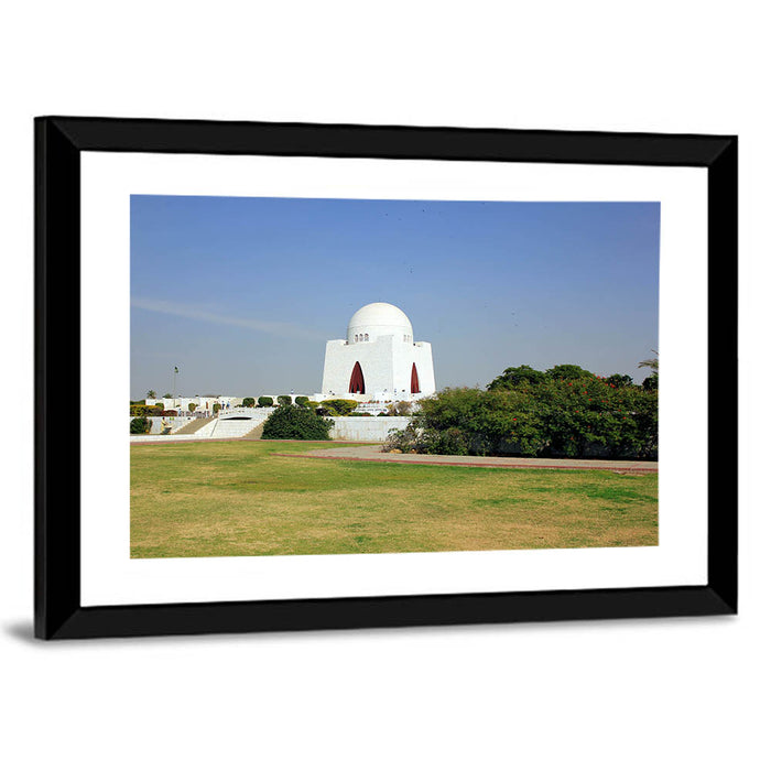 Mazar-e-quaid Mausoleum Wall Art as a framed print