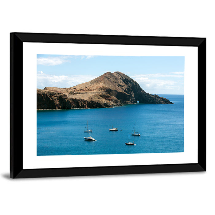 Ponta De Sao Lourenco Cliffs, Portugal Wall Art as a framed print