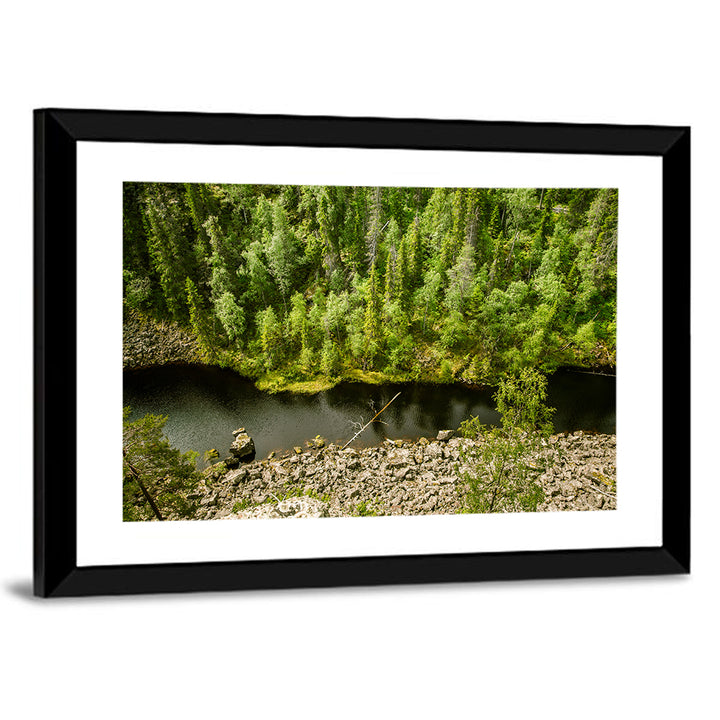 River Through Finnish Forest Wall Art
