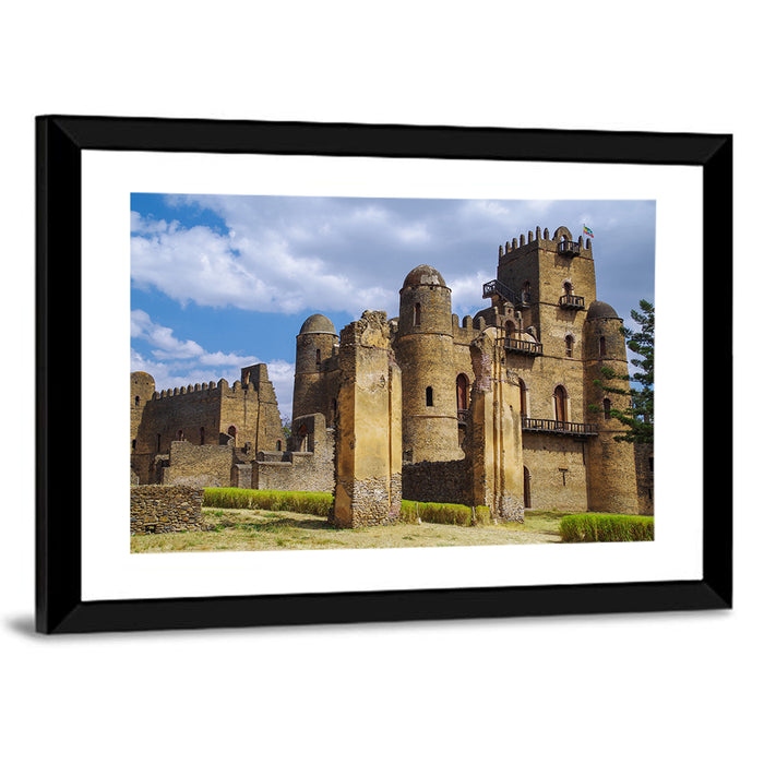 Fasil Ghebbi Fortress, Gondar Wall Art as a framed print
