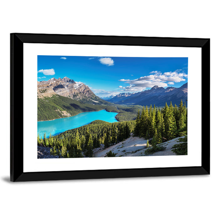 Peyto Lake, Banff National Park Wall Art as a framed print