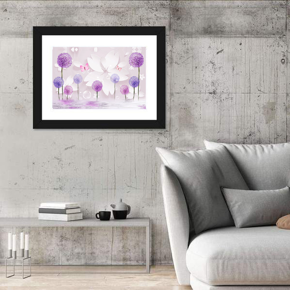 Eastern Floral Ornament Wall Art