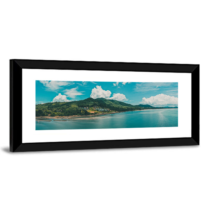 Aerial View of Koh Yao Yai Wall Art as a framed print