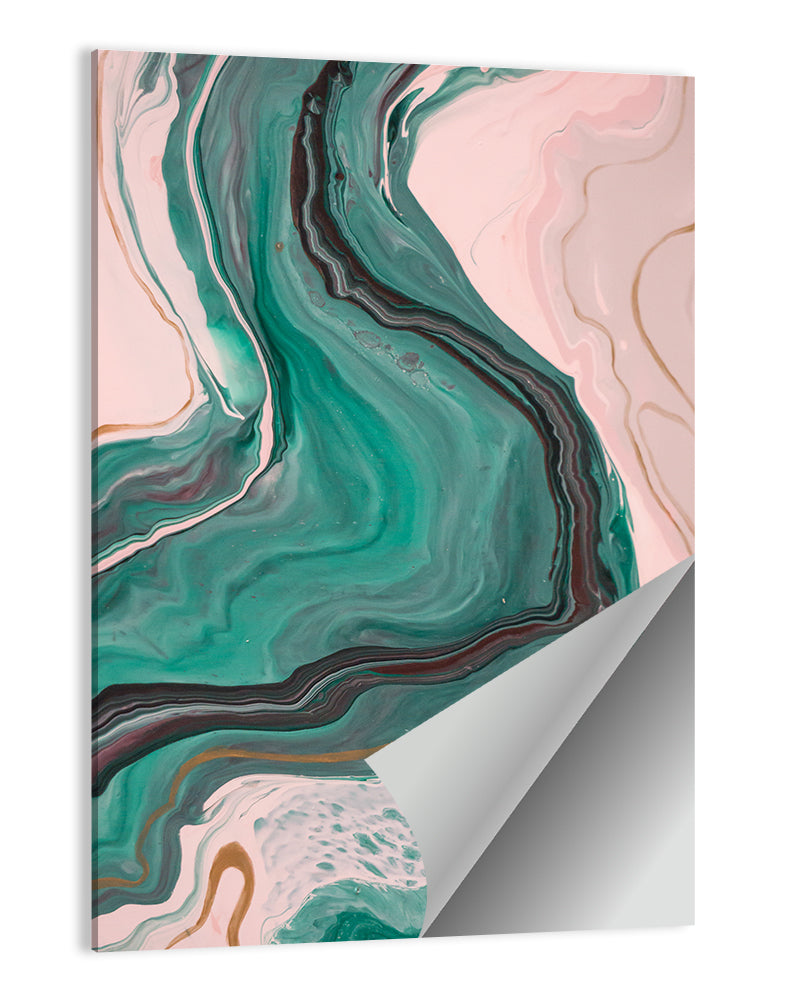 Fluid Ink Marble Study Wall Art