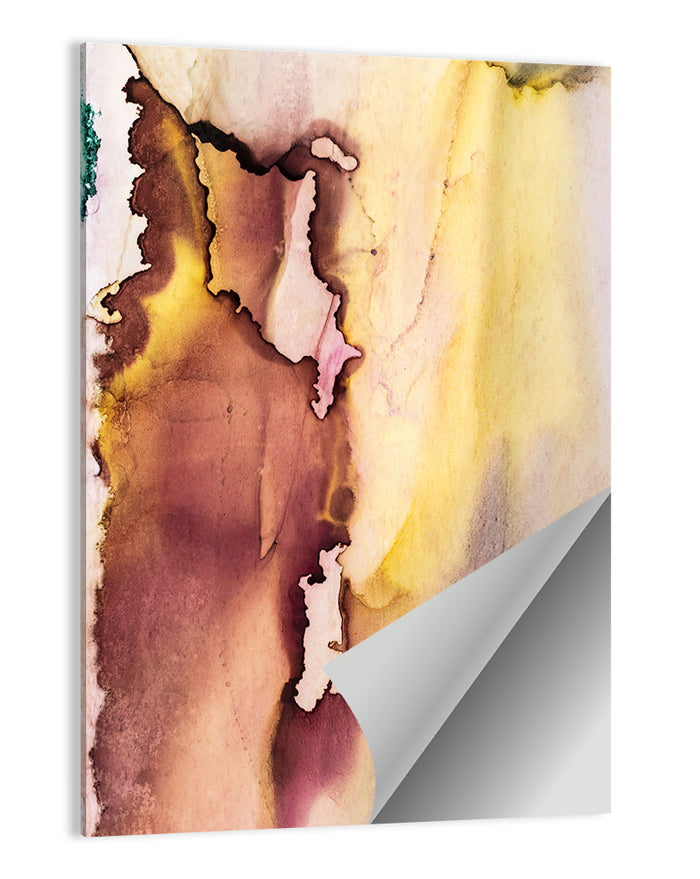 Burgundy Alcohol Ink Composition Wall Art as a poster print