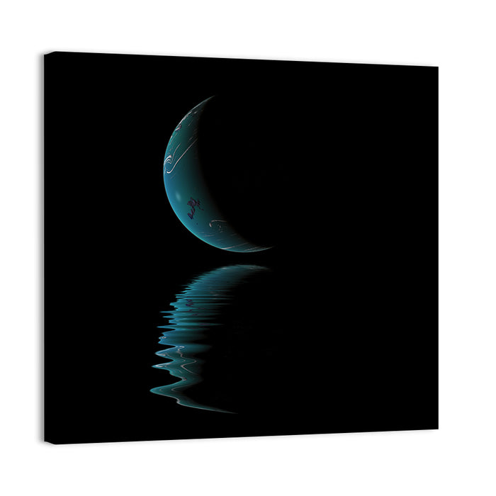 Surreal Planet Wall Art as a canvas print