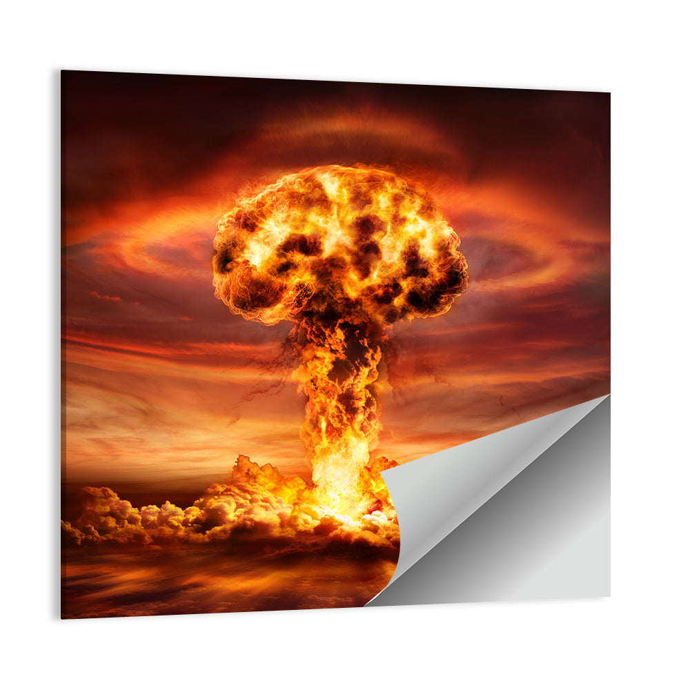 Nuclear Mushroom Cloud Wall Art