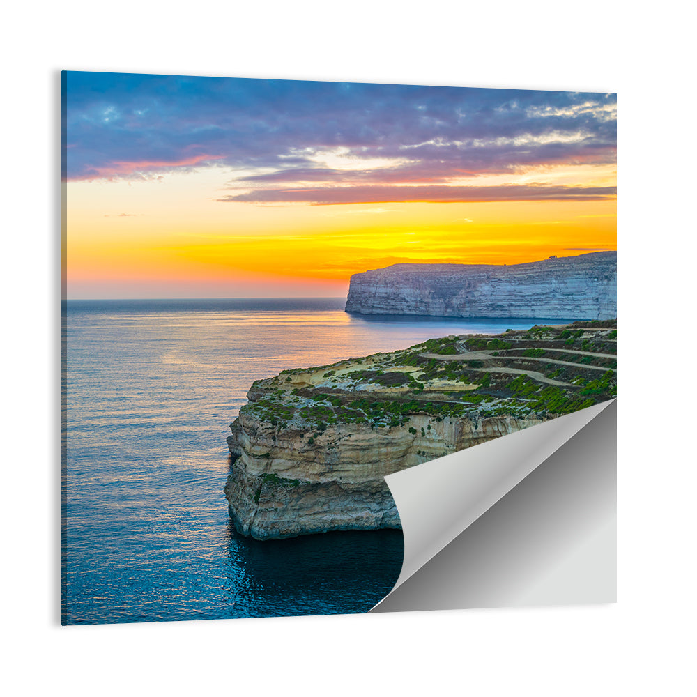 Dwejra Cliffs Sunset, San Lawrenz Wall Art