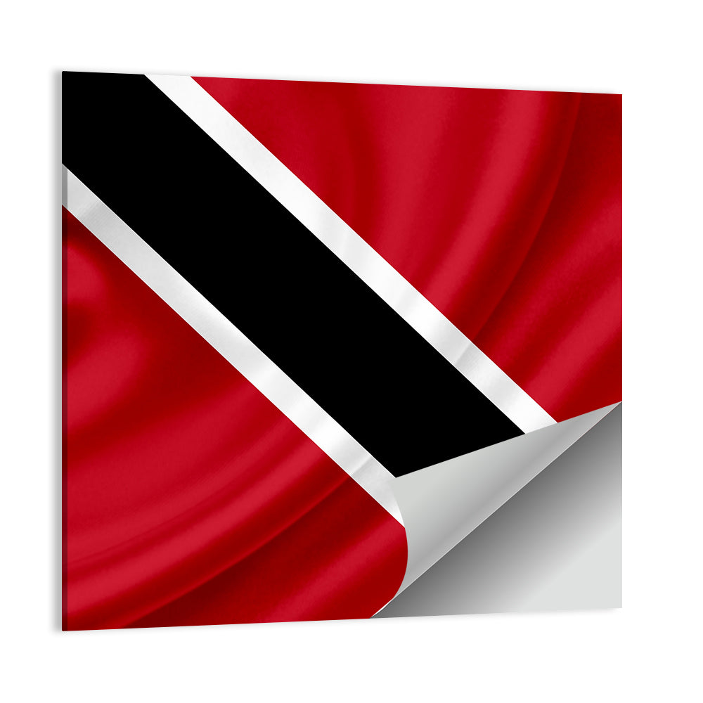 Trinidad and Tobago Flag, Diagonal Stripe Wall Art