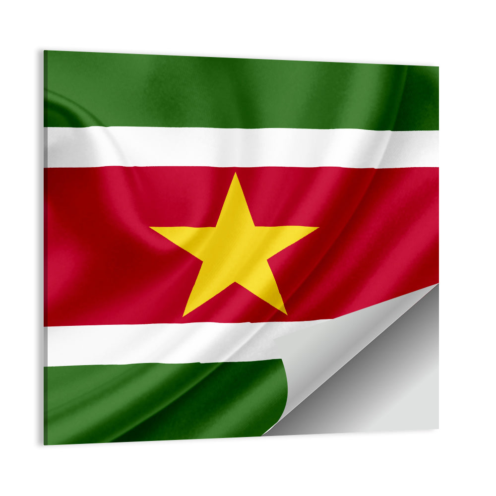 Suriname National Flag Wall Art