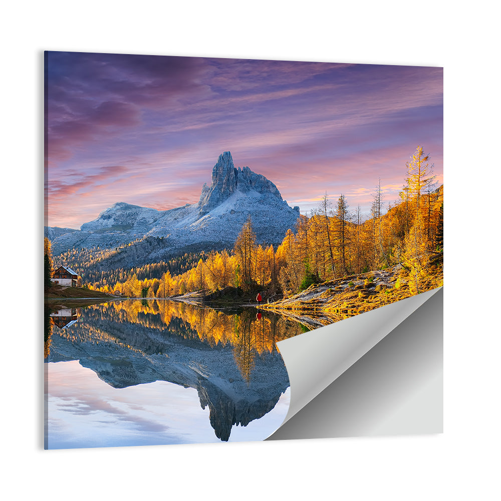 Lago Di Federa, Dolomites Sunset Wall Art