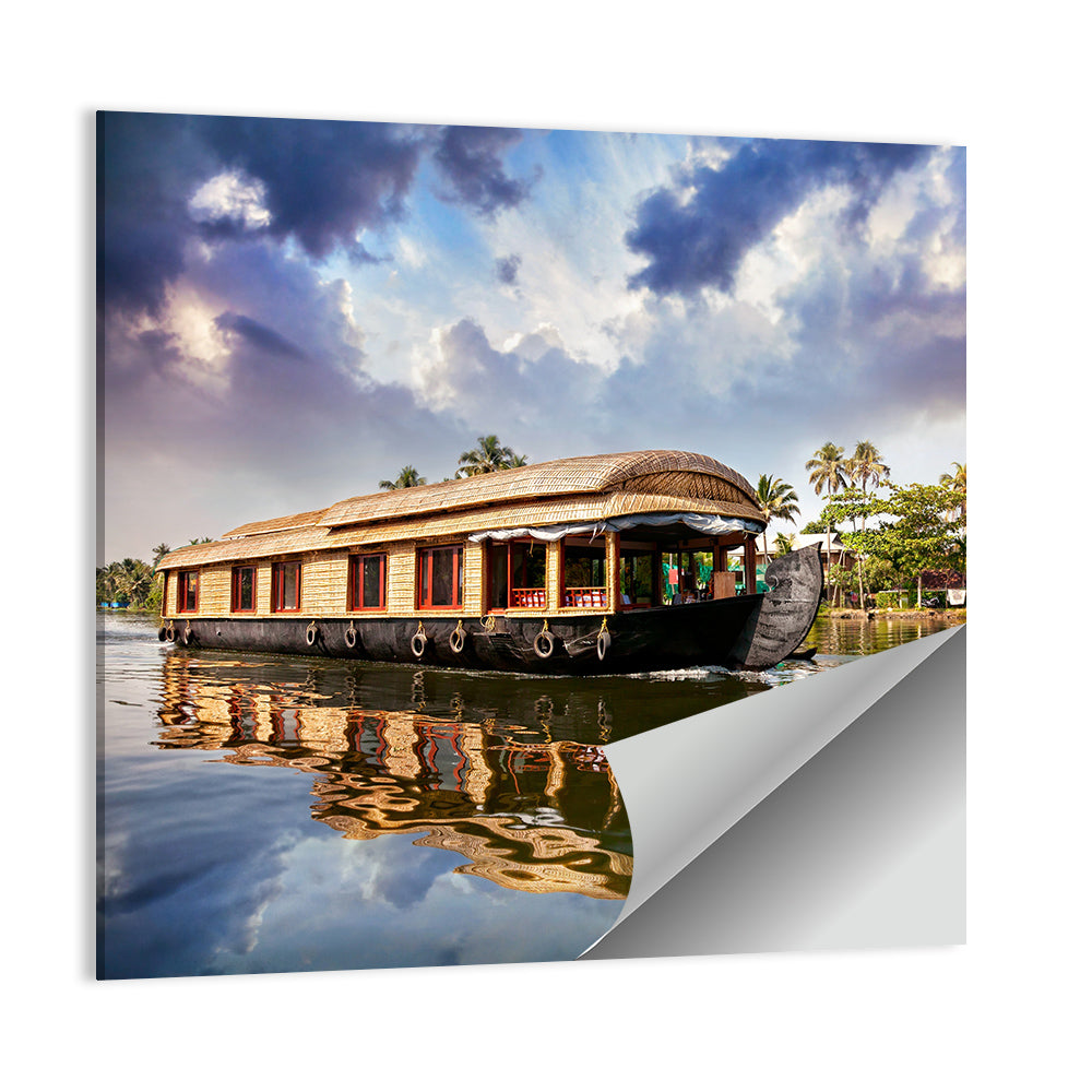Alleppey Houseboat, Kerala Backwaters Wall Art
