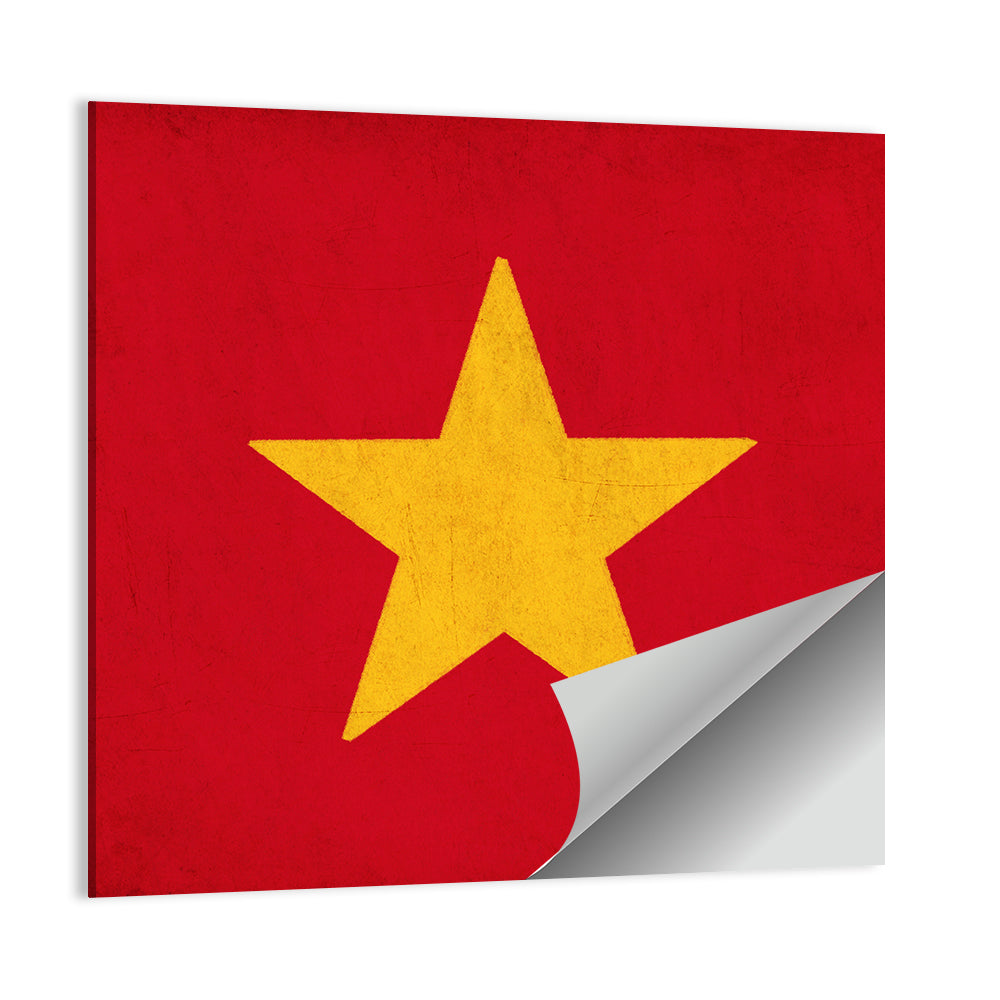 Vietnamese Flag Graphic Wall Art