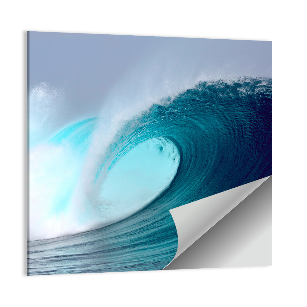 Tropical Blue Barrel Wave Wall Art