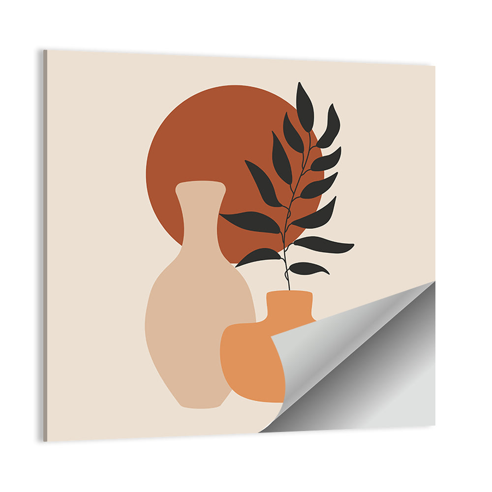 Abstract Botanical Vases Wall Art