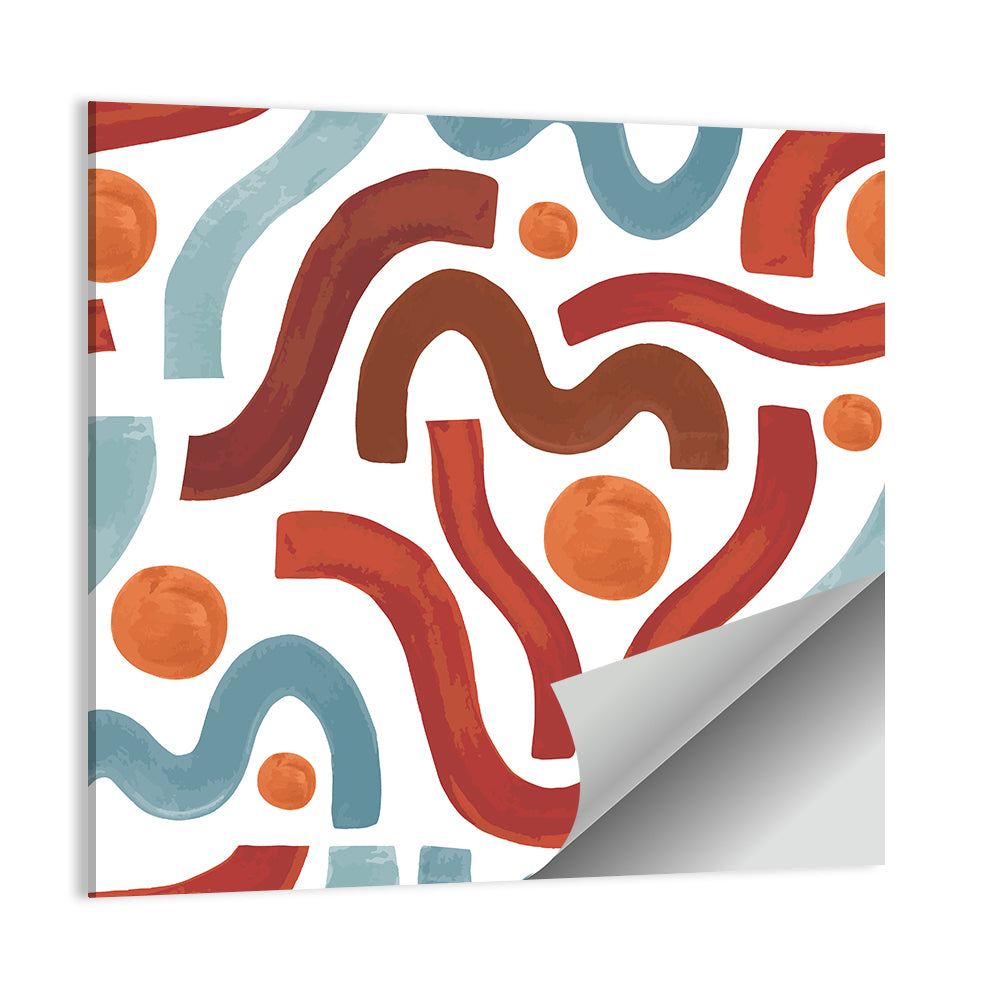 Minimal Watercolor Waves Wall Art