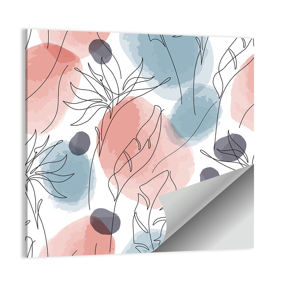 Tropical Leaf Minimalist Wall Art