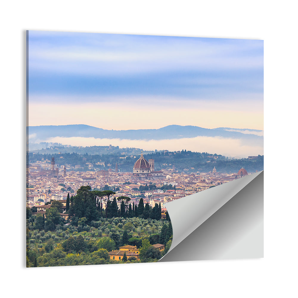 Florence Cathedral Dome View Wall Art