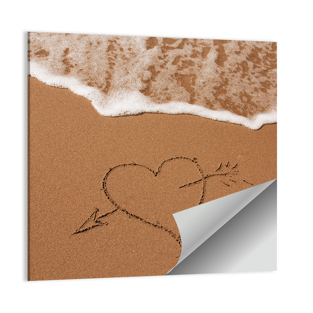Heart in the Sand Wall Art