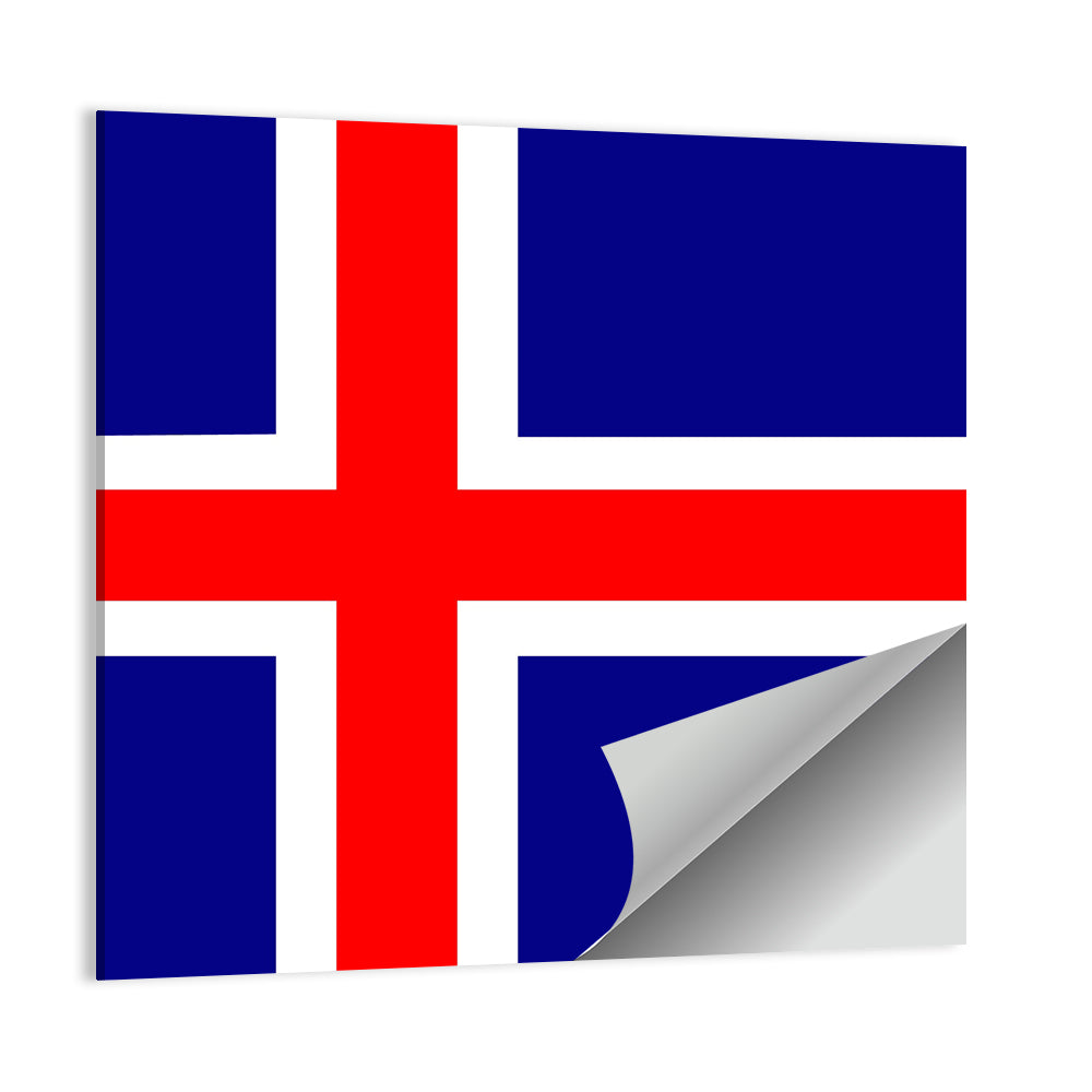 Icelandic Flag, Nordic Cross Wall Art