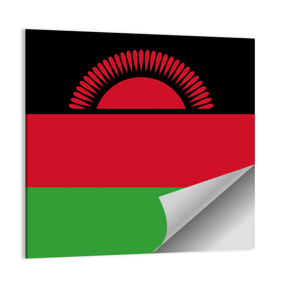 Malawi National Flag Wall Art