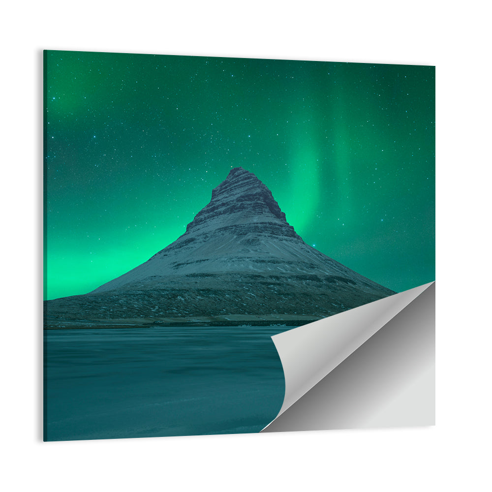 Northern Lights Over Kirkjufell Wall Art