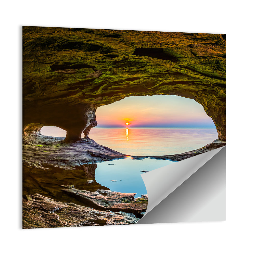 Chapel Rock Sunset, Lake Superior Wall Art