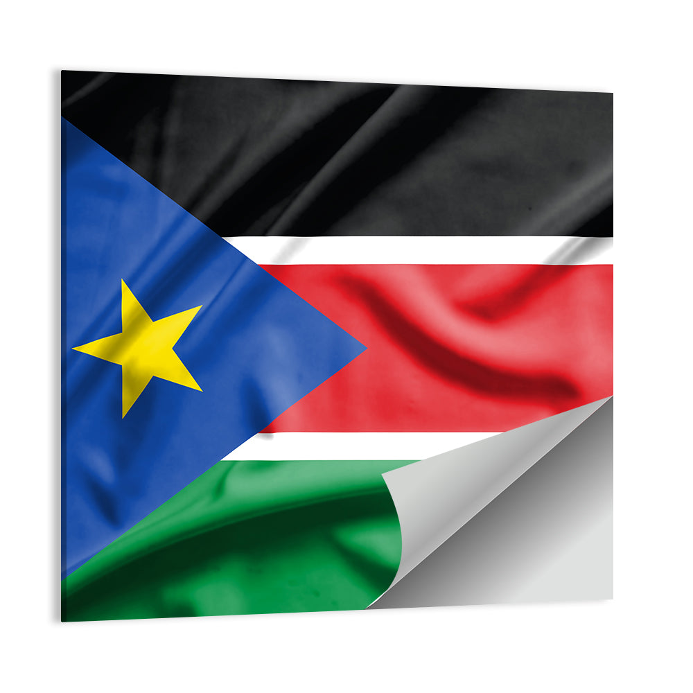 South Sudan Flag Wall Art