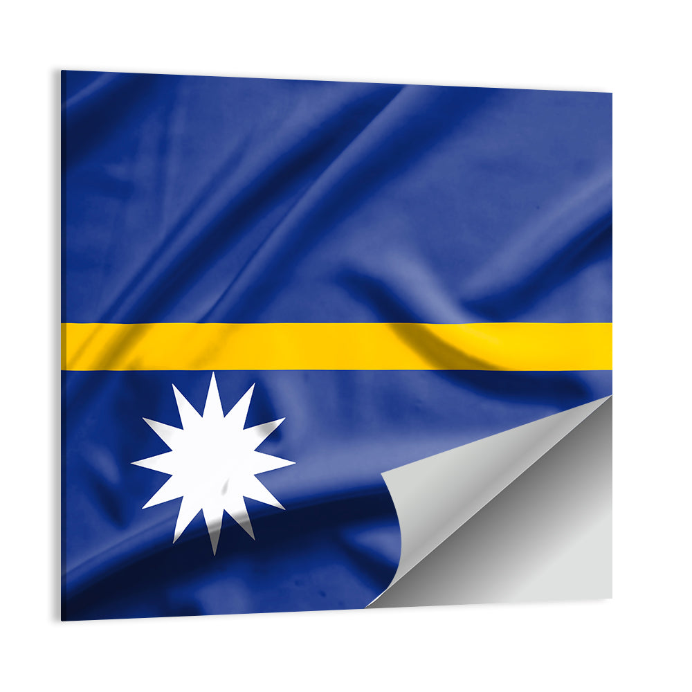 Flag of Nauru Wall Art