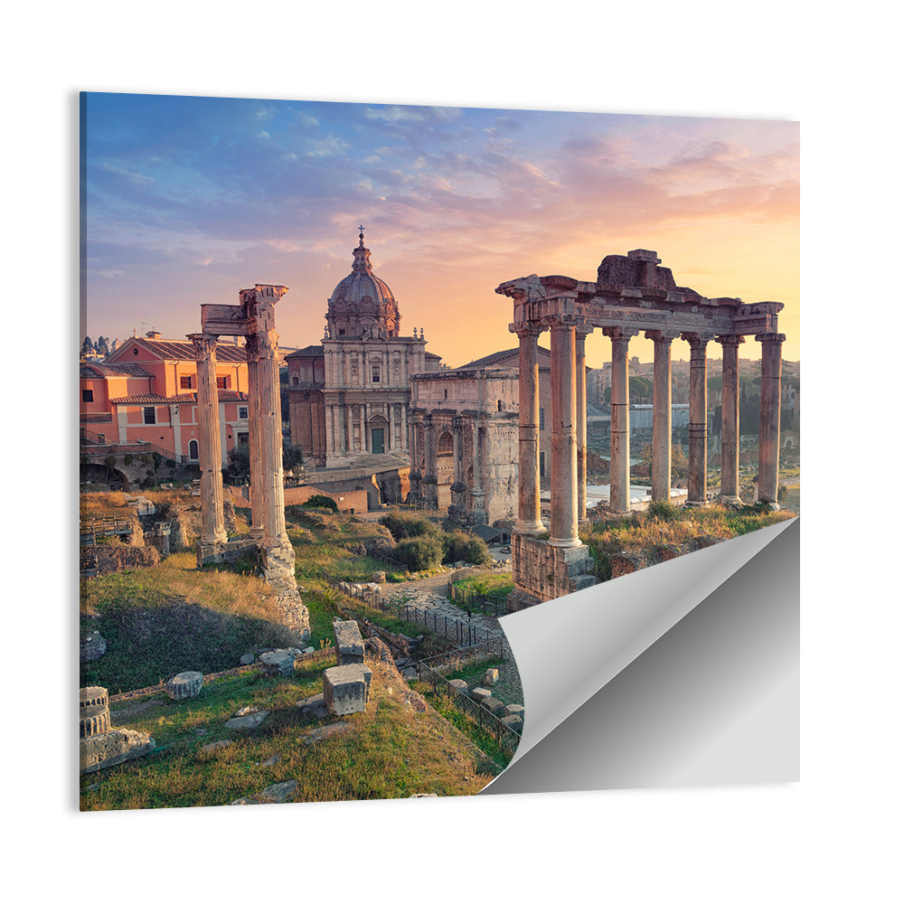 Roman Forum at Sunset Wall Art