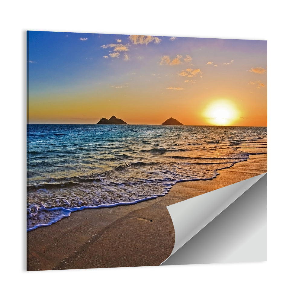 Lanikai Sunrise Over Mokulua Islands Wall Art