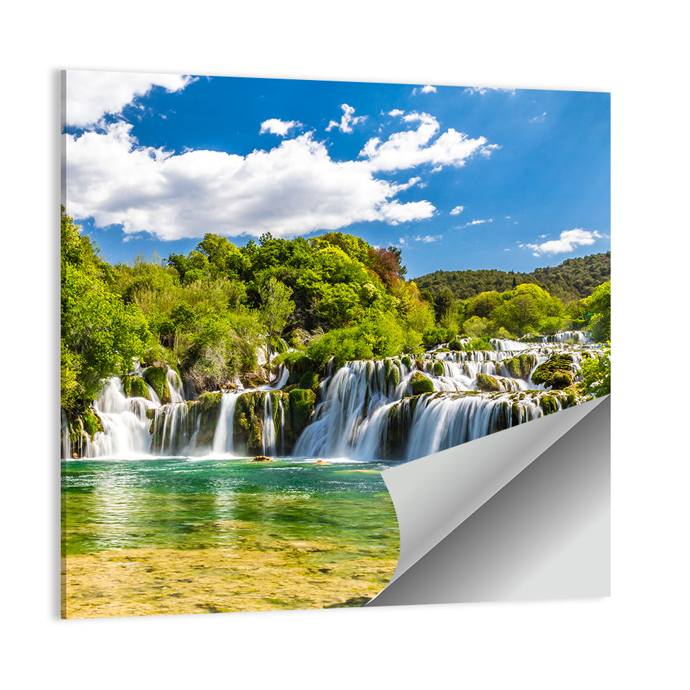 Skradinski Buk Cascading Waterfall Wall Art